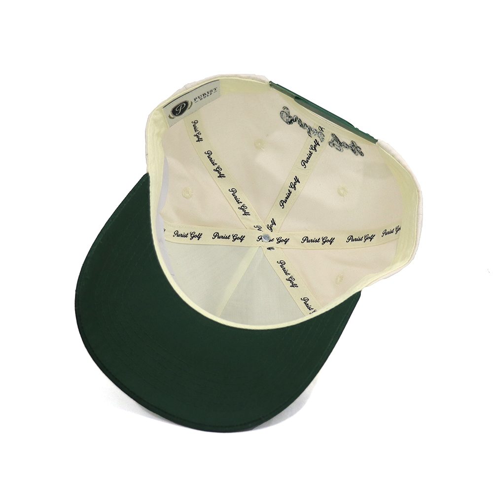 Branded interior — The Club Cap by Purist Golf